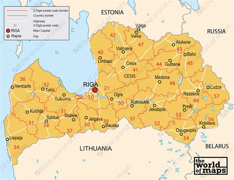 riga latvia zip codes.